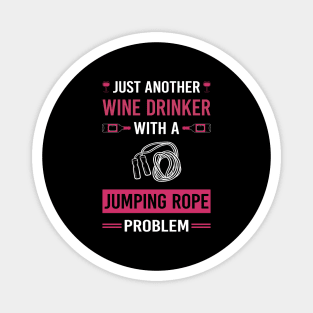 Wine Drinker Jump Jumping Rope Rope Skipping Magnet